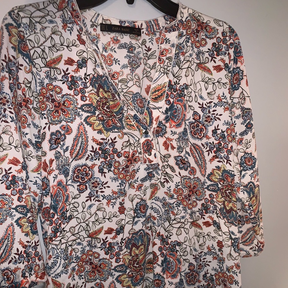 Zara Quarter Sleeved Top